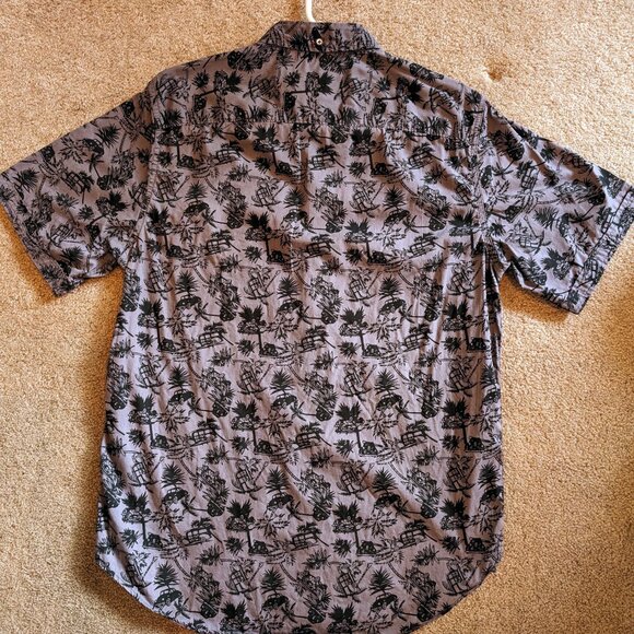 JAM SESSION Hawaiian Tropical Mens Short Sleeve - Picture 4 of 4